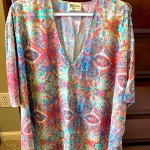 “Show Me Your MuMu” multi-colored tunic